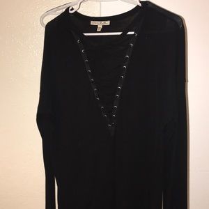Express Lace-Up Shirt